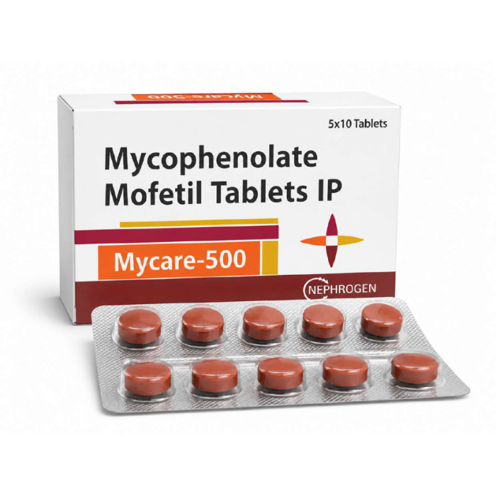 Mycophenolate 500 mg Mofetil Tablets