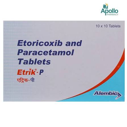 Best Etoricoxib and Paracetamol Tablets in India